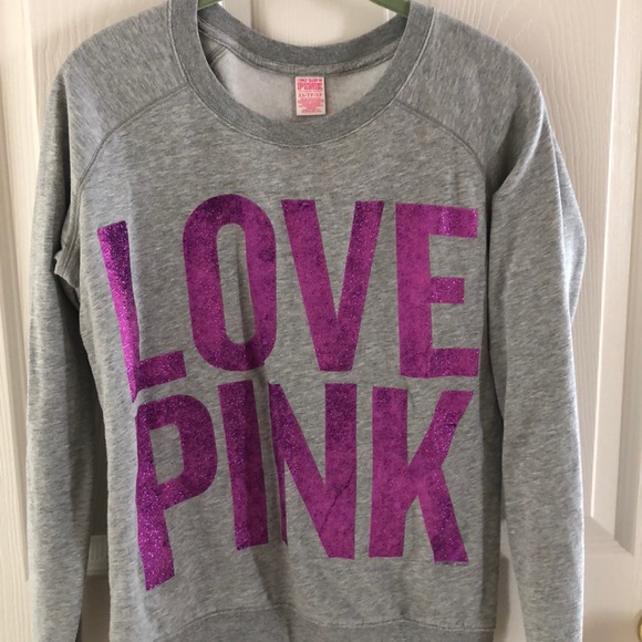 VS PINK crewneck sweatshirt - Picture 2 of 4